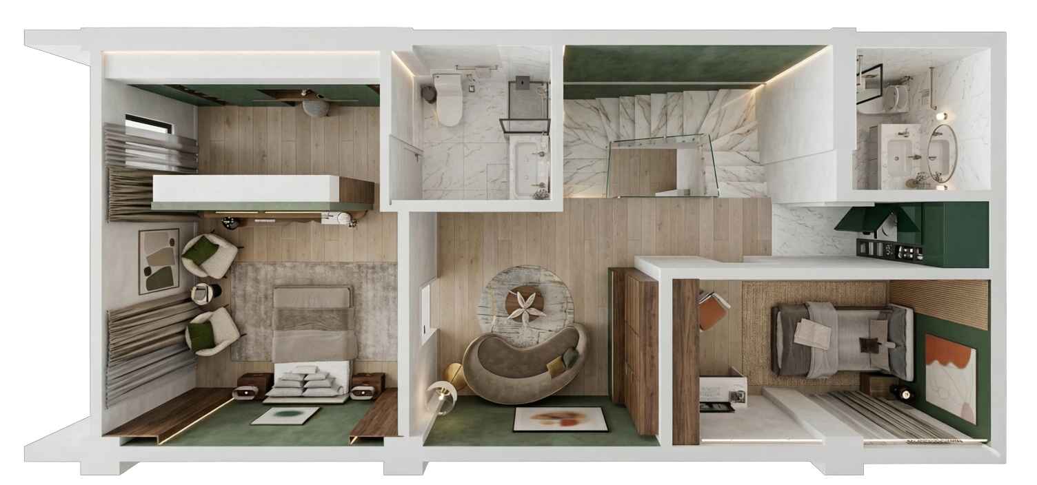 Ayat Real Estate Duplex Apartment
