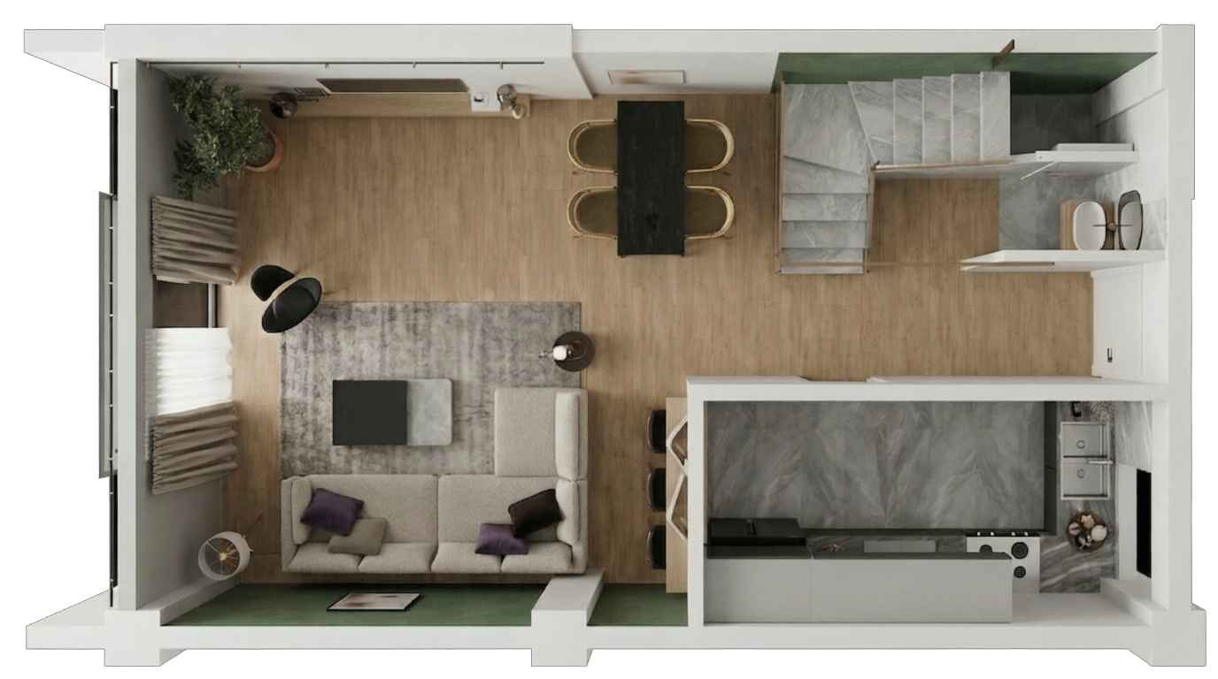 Ayat Real Estate Duplex Apartment